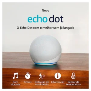 Echo Dot 5ª geração Amazon, com Alexa, Smart Speaker