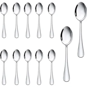 Kit 24 Colheres Sobremesa Inox Colher De Cha