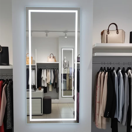 Espelho Retangular Grande com LED