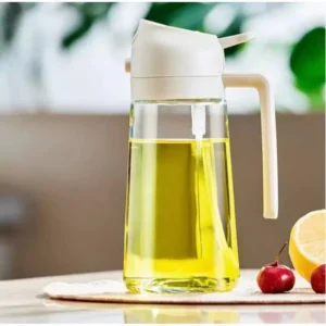 Azeiteiro Vinagreiro Spray De Vidro Com Botao
